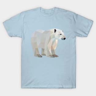 Geometric Polar Bear T-Shirt